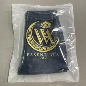 Eco-friendly Ziplock Pouch Customized Apparel Printed Logo Matte Frosted Self-Sealing Clear Plastic Packaging Bags