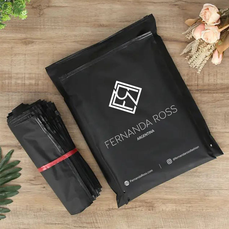 Blue Plastic Zipper Bag Clothing Frosted Zipper Lock Bag for Packaging
