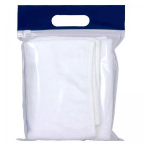 T Shirt Zip Frosted Lock Clothing Bags With Handle Printed Zipper Lock Clothing Bag
