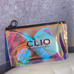 Cosmetic Bag Shiny Iridescent Travel Makeup bag For Girls Zipper Bag