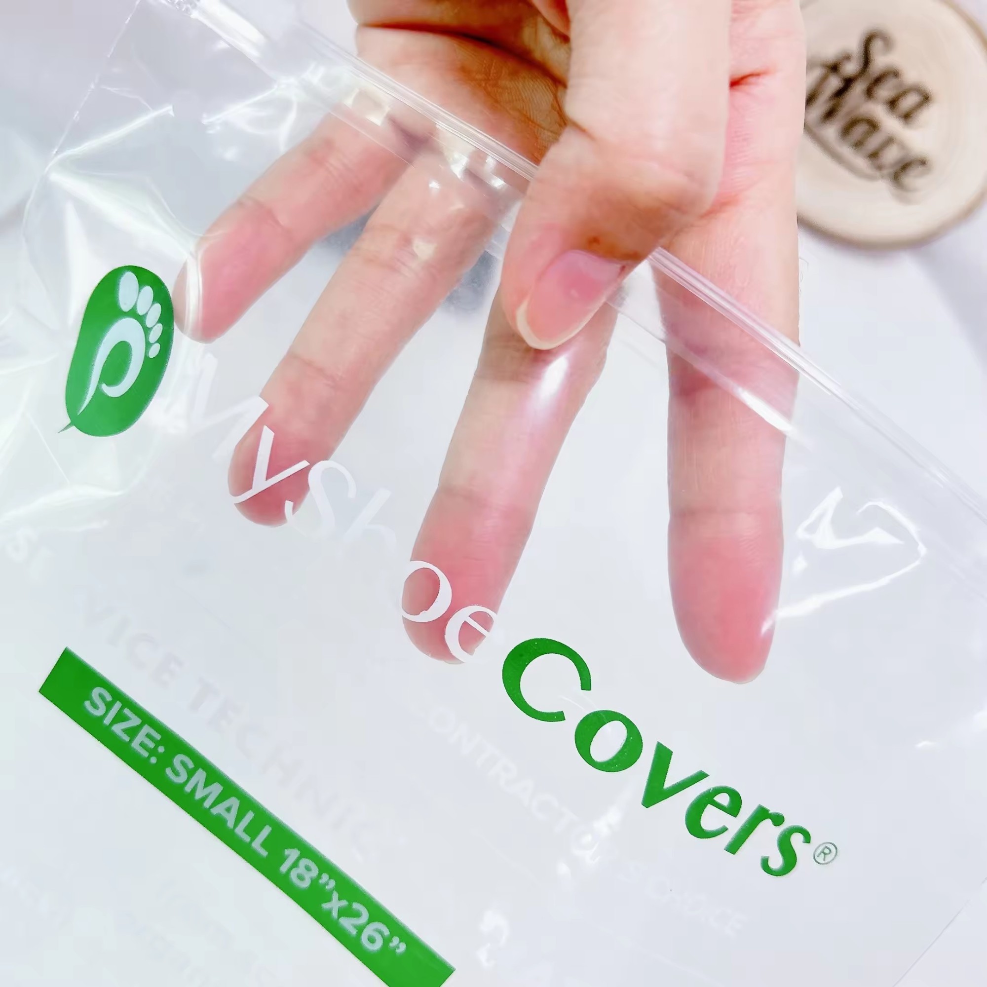 beach zipper makeup zipper Plastic compostable zip lock bag