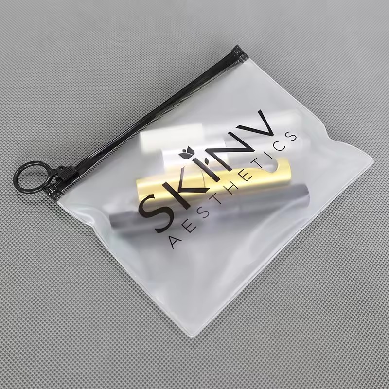 reusable frosted packaging zipper bag jewelry plastic zipper bag