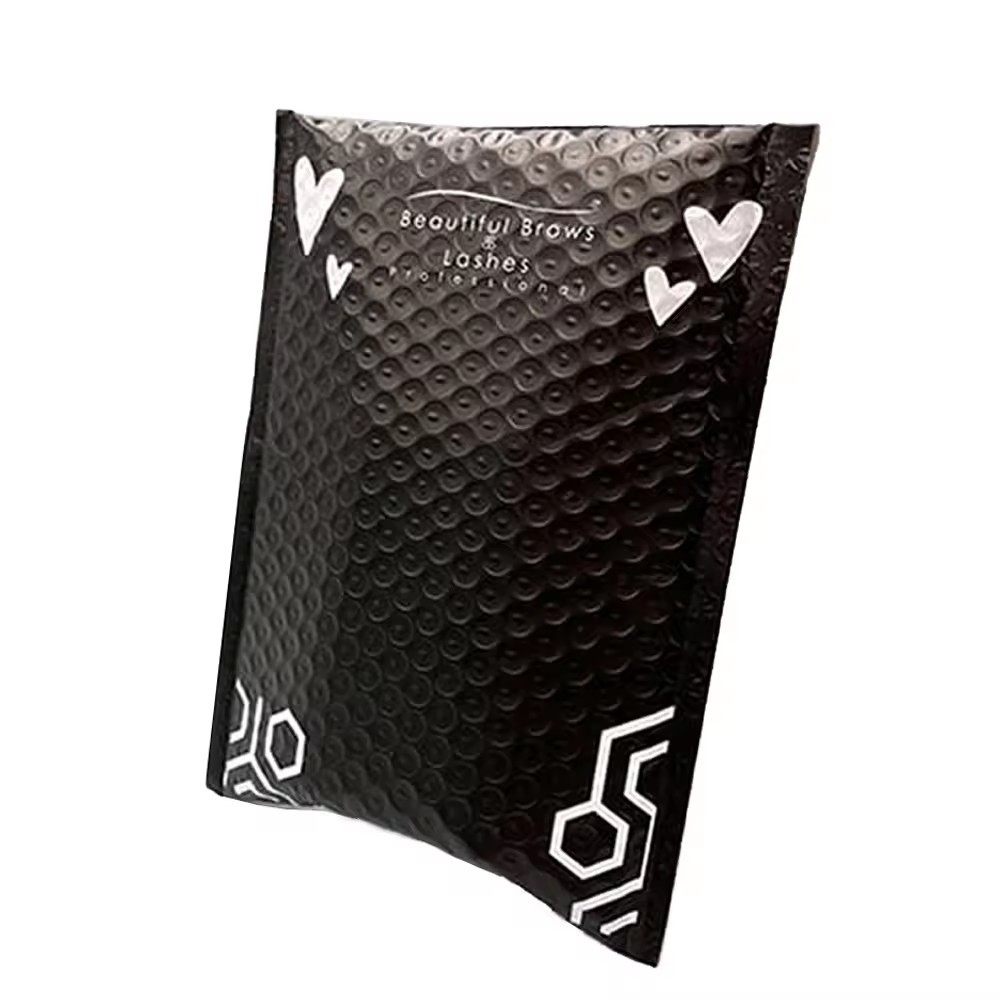 premium Co-extruded custom black poly bubble mailers/plastic mail bags/padded envelopes