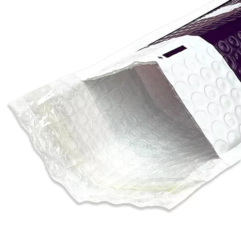 Blue Bubble Padded Envelopes Packaging Courier Bag Poly Matte Purple Bubble Mailer