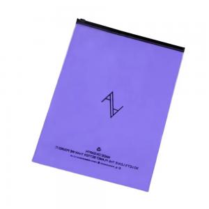 pvc PE bag tshirt clothes packaging printed slider ziplock clothing plastic zipper bag