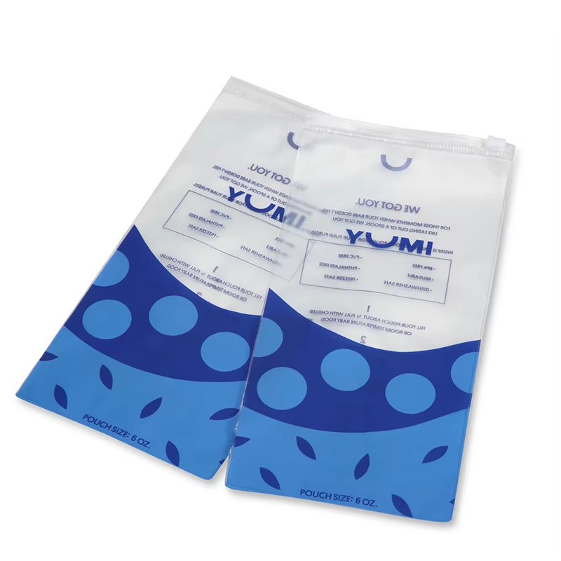 Matte/Frosted Biodegradable Plastic Packaging Zipper Bags