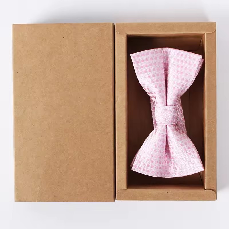 Custom Logo Bow Tie Craft Paper Box