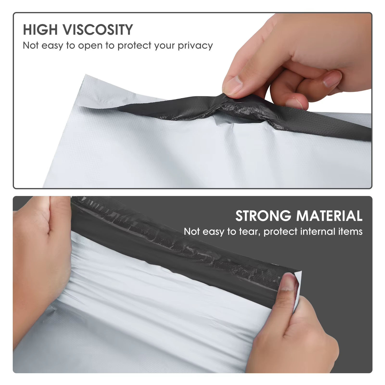 Customized Eco-Friendly Recyclable Envelope Hard-wearing Waterproof Mailing Plastic Shipping Bags