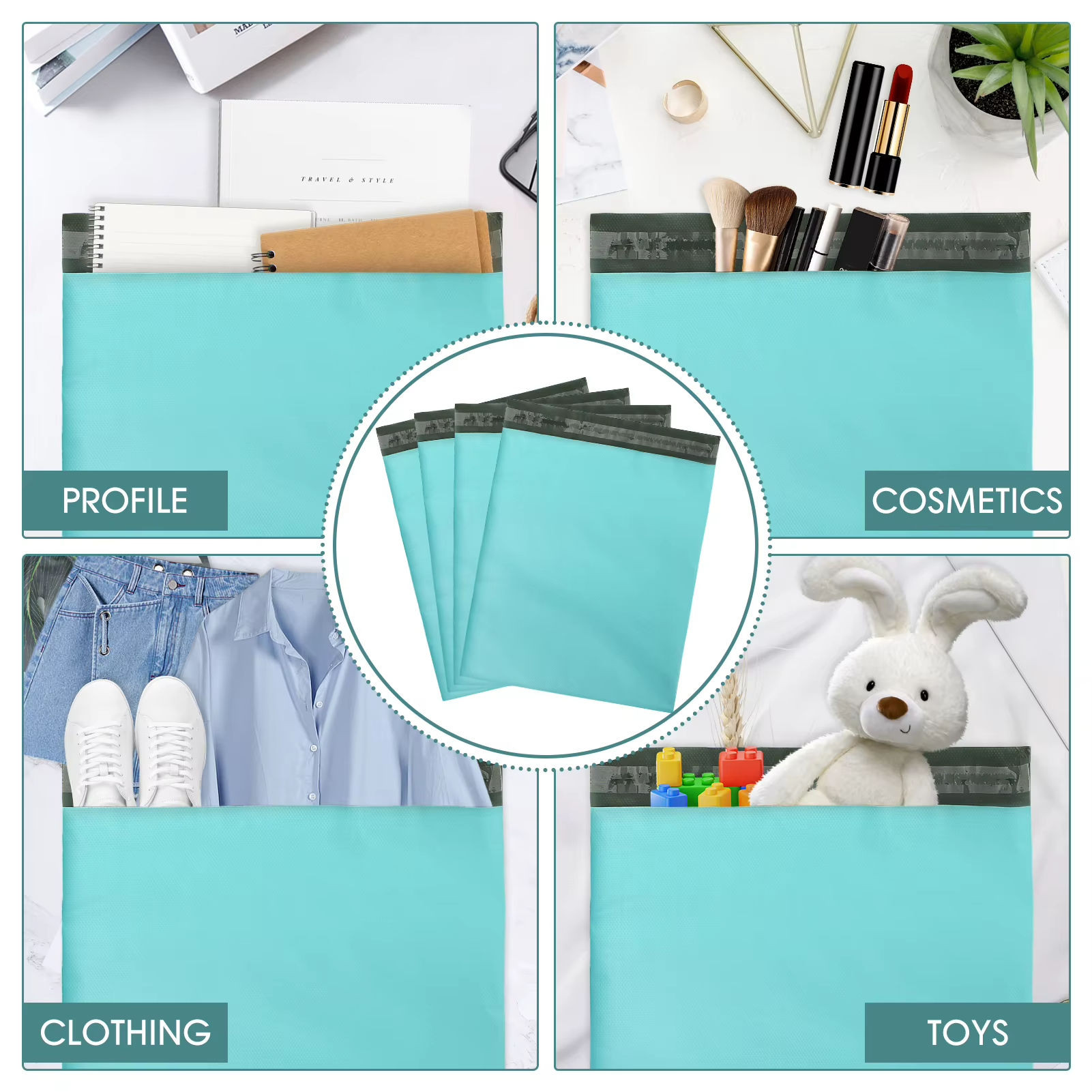 Customized Eco-Friendly Recyclable Envelope Hard-wearing Waterproof Mailing Plastic Shipping Bags