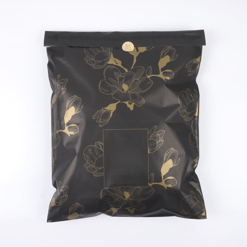 Black Poly Mailer Customized Clothes Shipping Package Compostable Posting Postage Mailing Bag