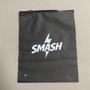 Black Clothing Zip Lock Poly Bags Packaging Hoodie Pouch Custom Logo Printed Zipper Plastic Bags