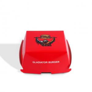 takeaway paper box disposable hamburger packaging box with your own logo