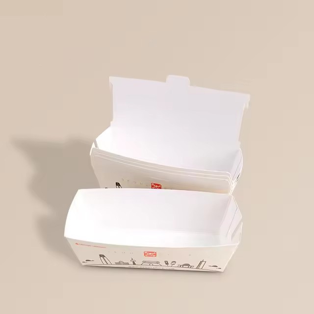 Environmentally Friendly Fried Chicken Fast Food Packaging Box Hamburger Chicken Rice Flower Takeaway Box