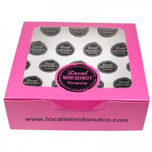 Custom Cookie Boxes Wholesale Custom Logo Pink Mochi Boxes