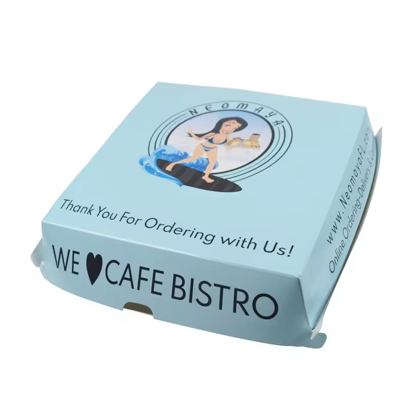 Fast Food Takeaway Box Food Container Hamburger Box Breakfast Packaging Boxes