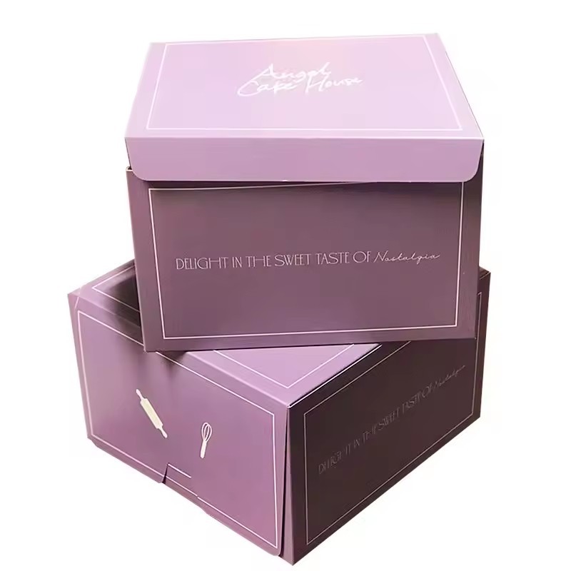 colorful gift macaron packaging box craft donut paper boxes cake take away box