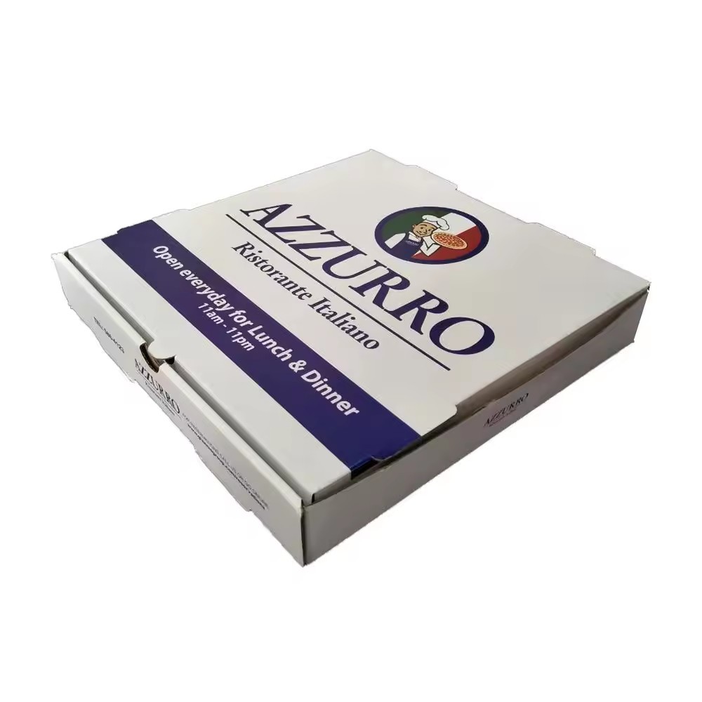 custom printing standard size pizza delivery carton box