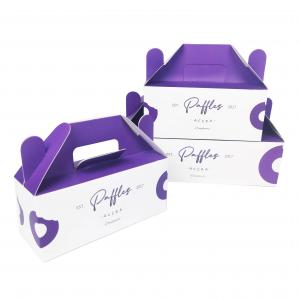 Cheaper customizable boxes for gift packiging luxury cupcake box mini donut packaging box