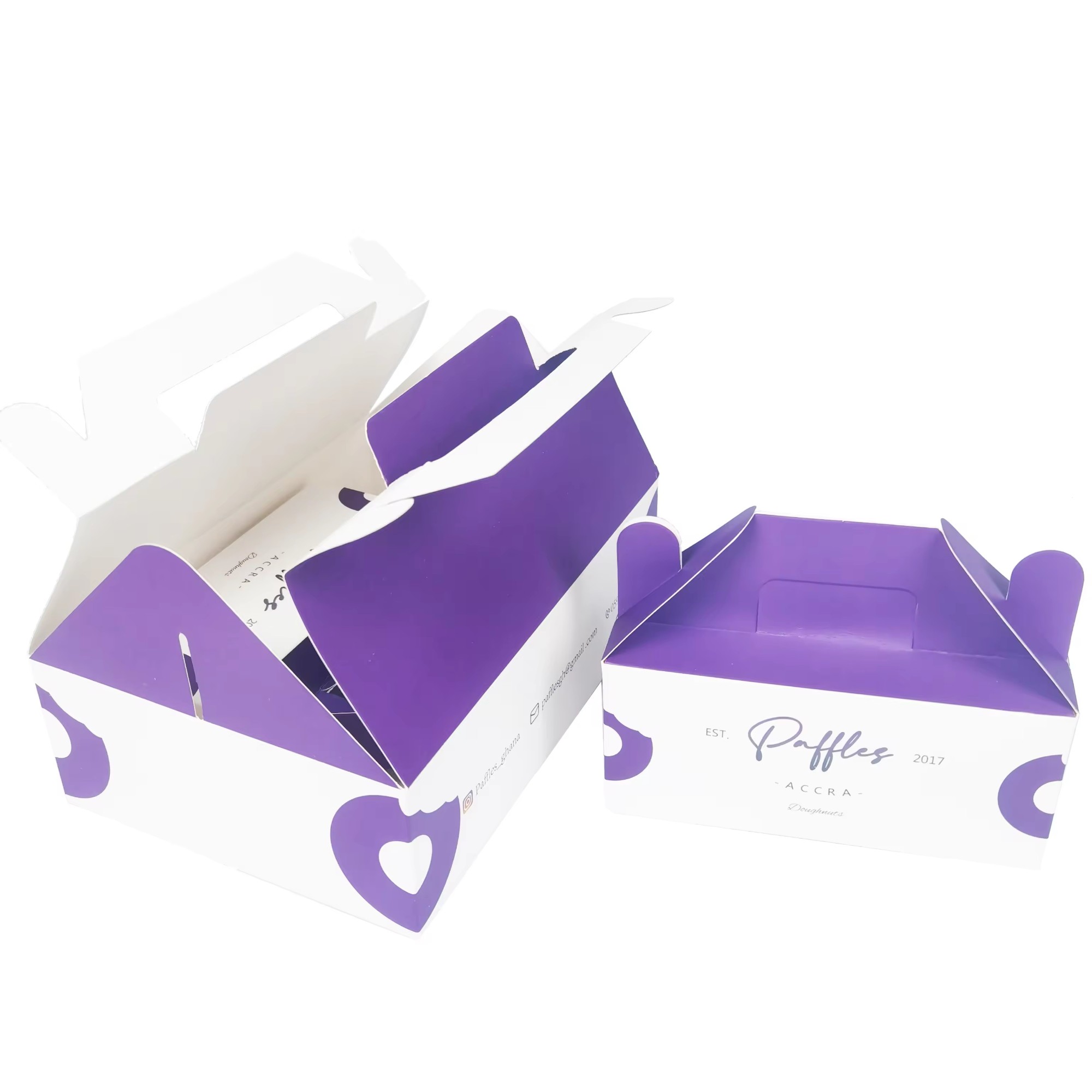 Cheaper customizable boxes for gift packiging luxury cupcake box mini donut packaging box