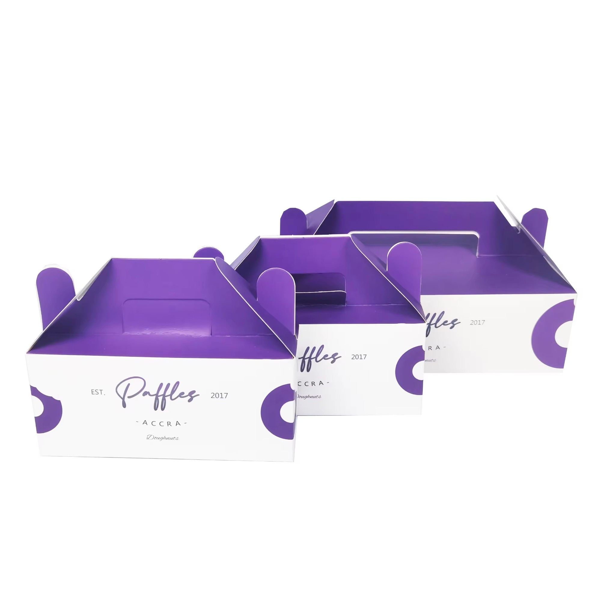 Cheaper customizable boxes for gift packiging luxury cupcake box mini donut packaging box