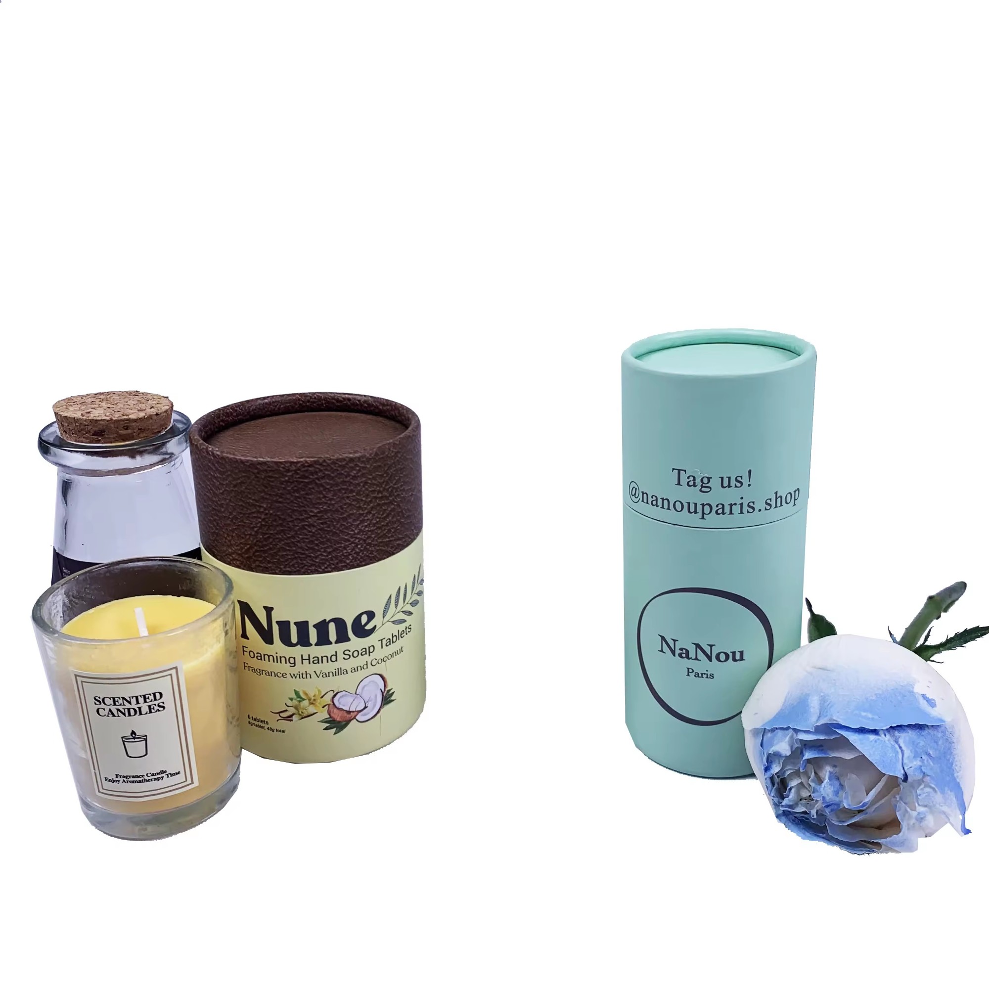 Cylinder Bottle Box Cylinder Box Packaging For Essential Oil Perfume Gift Box