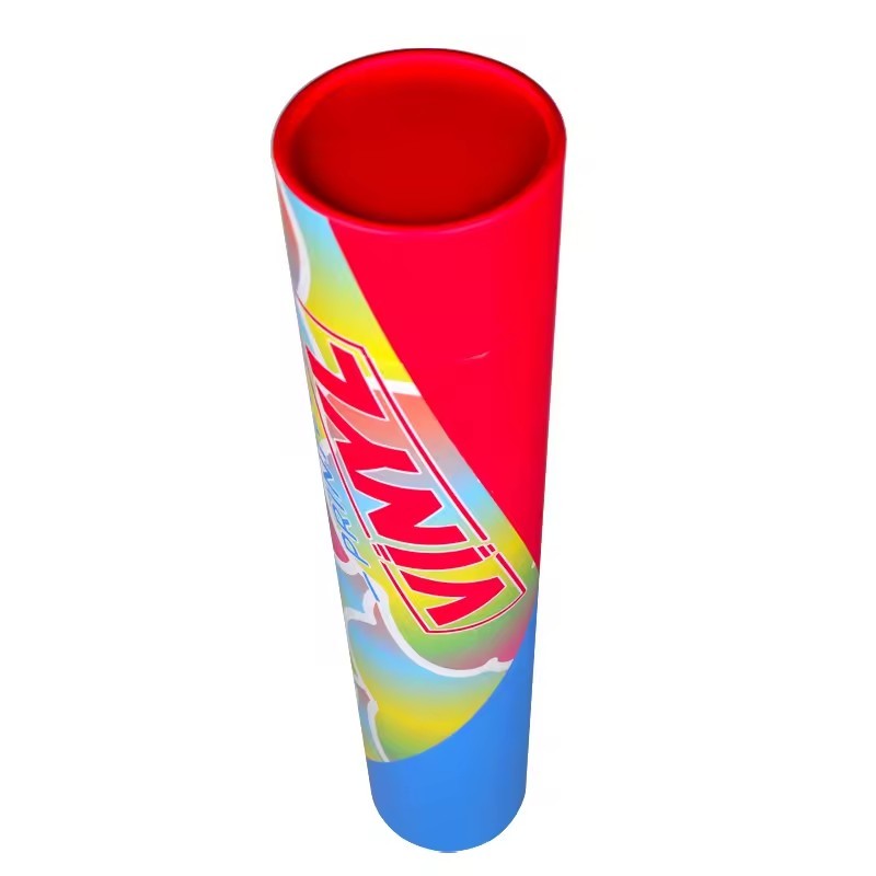 High Quality Custom Packaging Recycled Badminton Container Red Cylinder Paper Tube