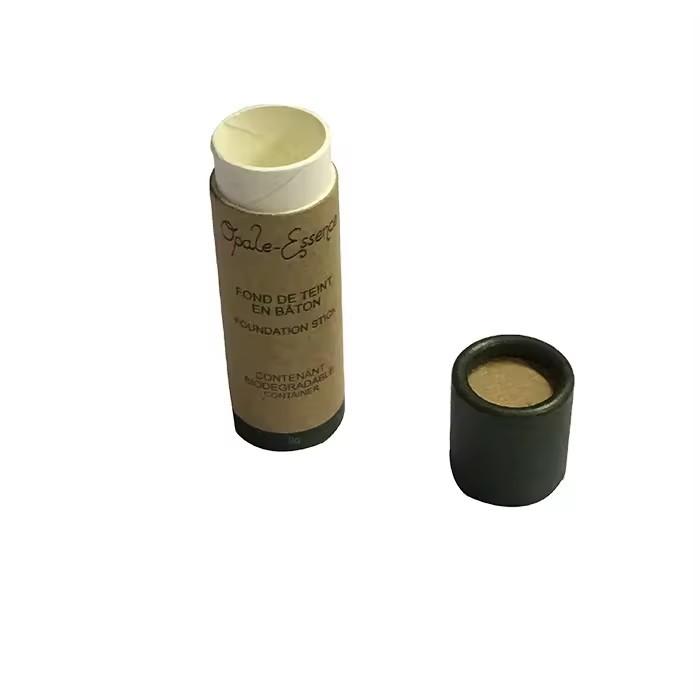 Customized Design Circular Long Foundation Stick Kraft Tube