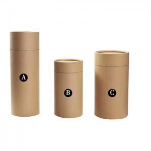 round paper tube box for essential oil bottle packaging