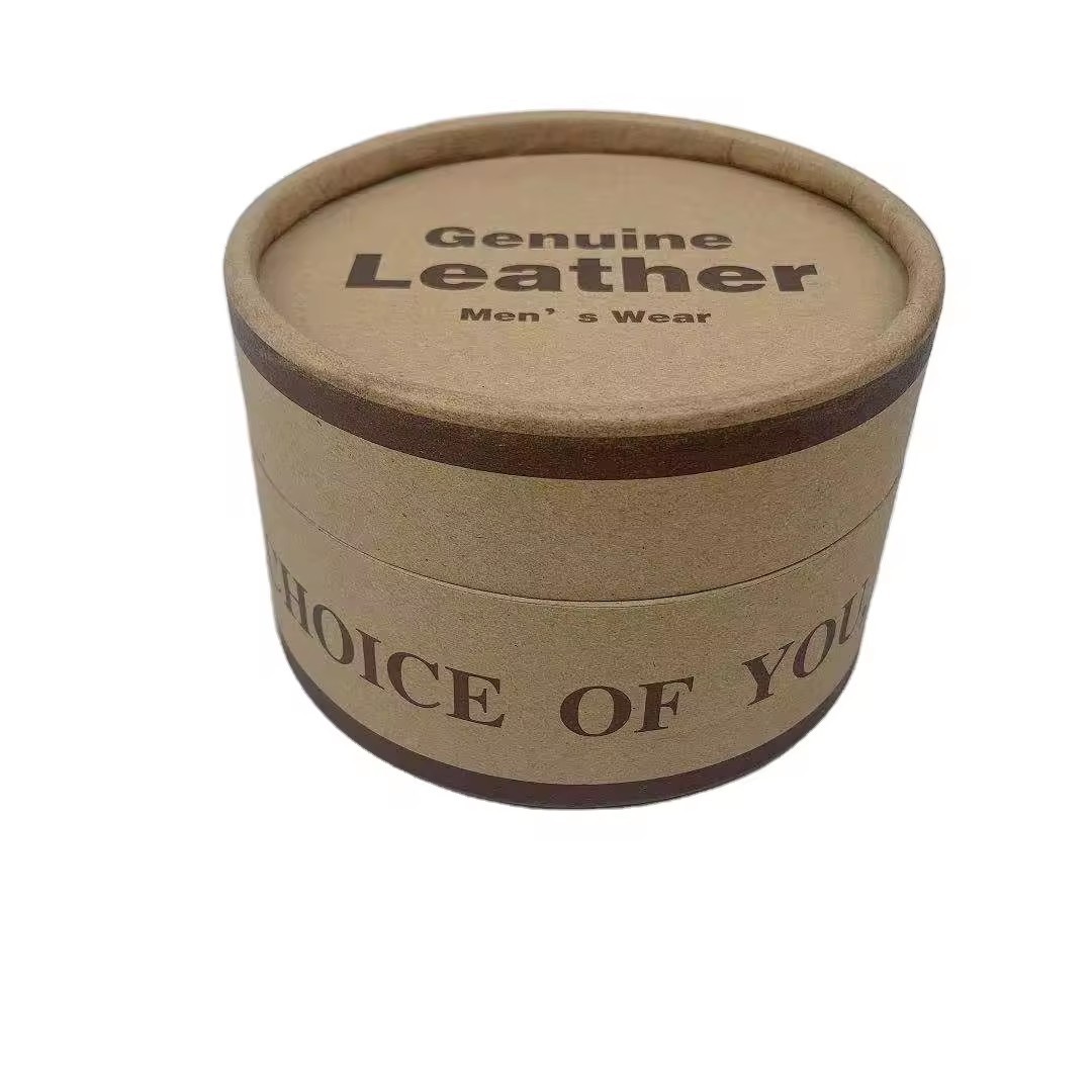 round paper tube box for essential oil bottle packaging