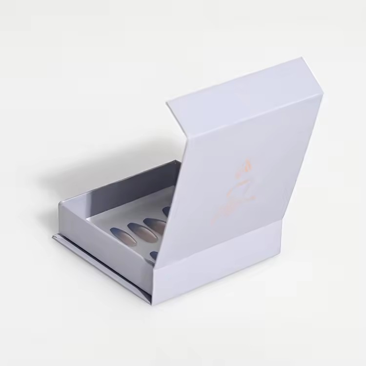 High End Cosmetic Makeup Product Luxury Small False Press On Nails Magnetic Packaging Boxes