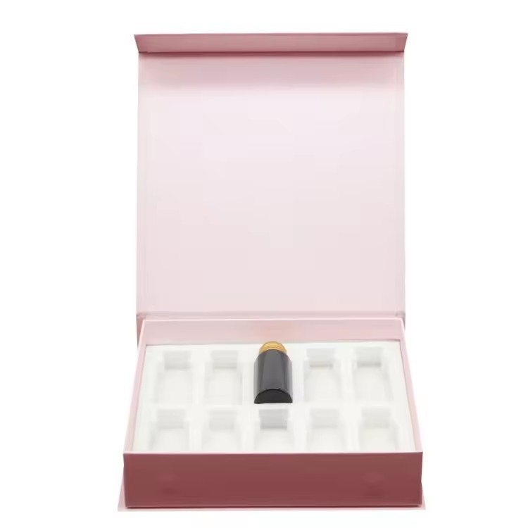 Hard Paper Magnetic Closure Cosmetic 10Ml Perfume Sample Card Packaging Box