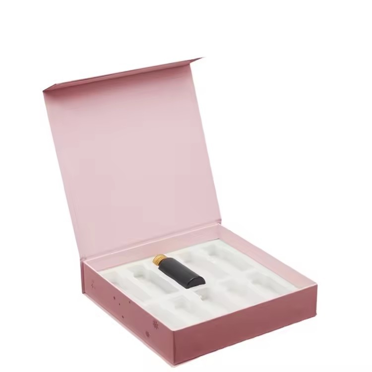 Hard Paper Magnetic Closure Cosmetic 10Ml Perfume Sample Card Packaging Box