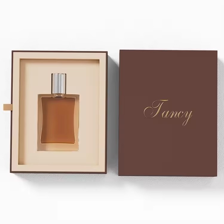 Square Boite Parfums Empty Luxury Perfume Paper Gift Box Packaging