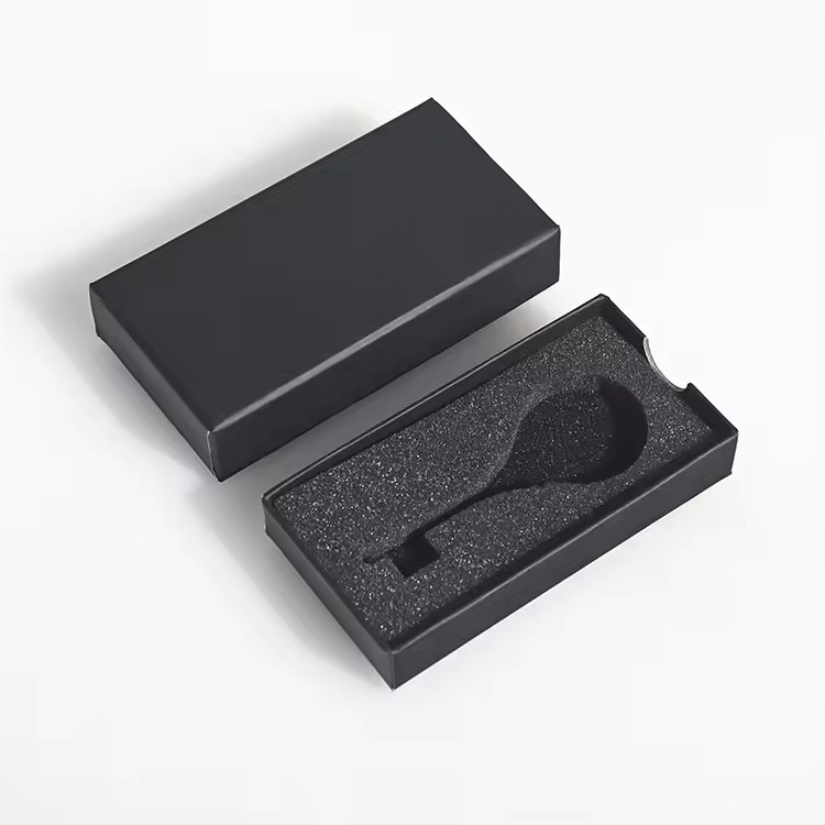 Cardboard Sponge Insert Small Black Drawer Jewelry Packaging Gift Box Jewellery Packaging Boxes