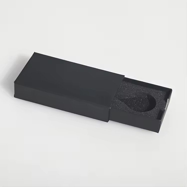 Cardboard Sponge Insert Small Black Drawer Jewelry Packaging Gift Box Jewellery Packaging Boxes