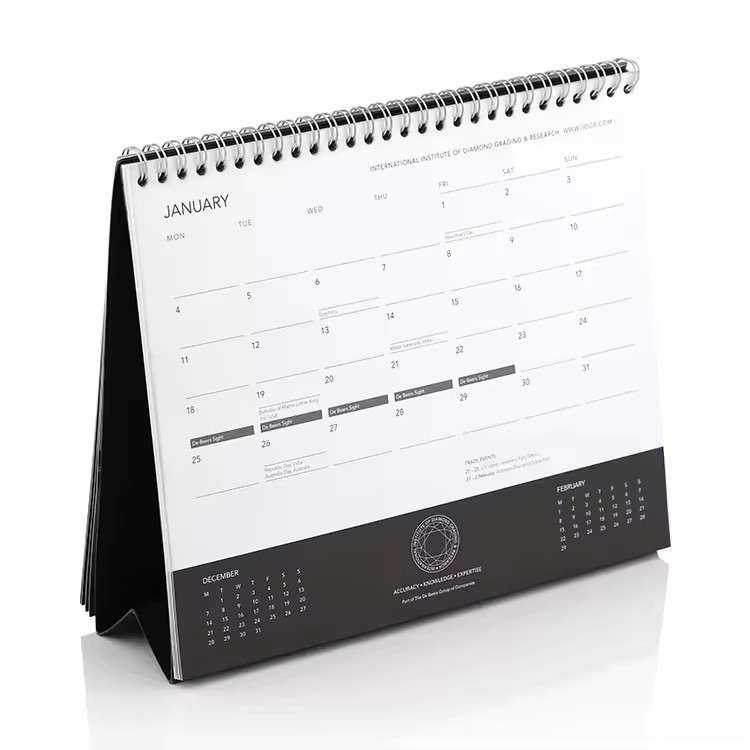 table calendar for gift