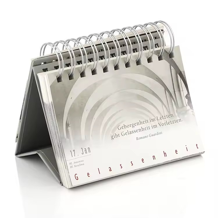 Table Calendar Calendar Printed Hardcover Personalised 365 Days Desk Calendar