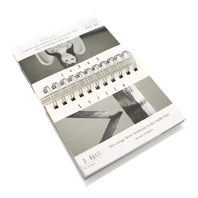 Table Calendar Calendar Printed Hardcover Personalised 365 Days Desk Calendar