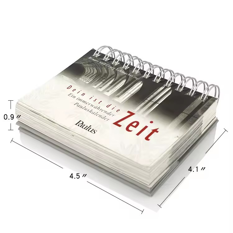 Table Calendar Calendar Printed Hardcover Personalised 365 Days Desk Calendar