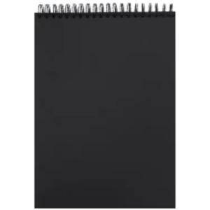 Spiral Hardcover 180gsm Drawing A4 Black Art Sketch Book