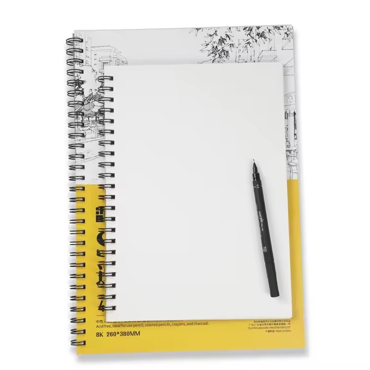 Double Coil 100G 130G Sketchbook De Dibujo Pad Sketchbook For Drawing A4