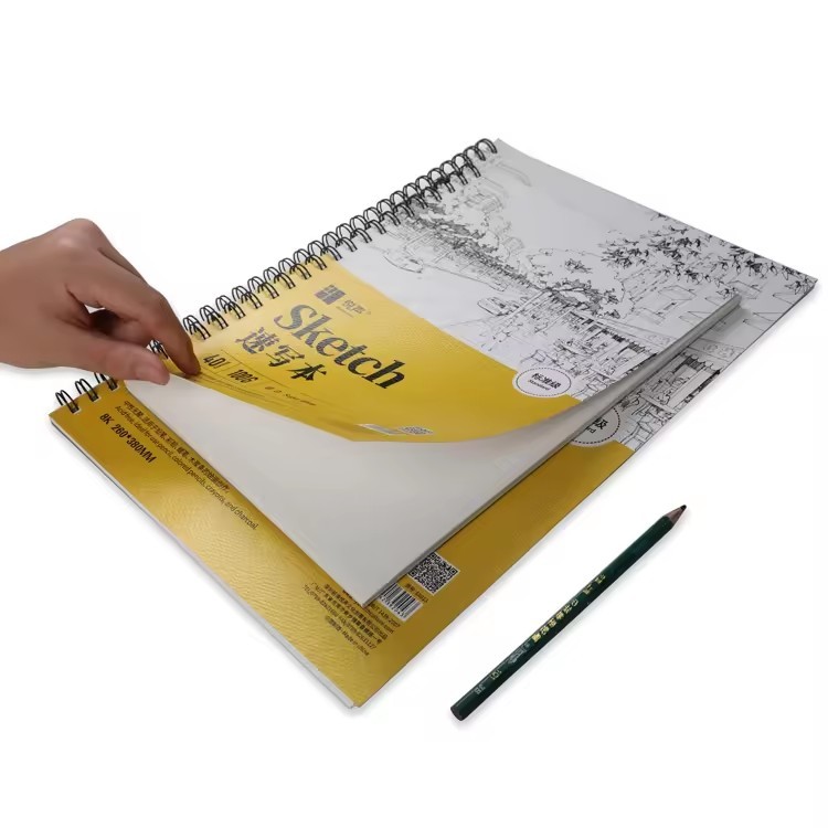 Double Coil 100G 130G Sketchbook De Dibujo Pad Sketchbook For Drawing A4