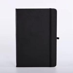 Sublimation Journal Custom Black A5 Notebook With Pen Holder