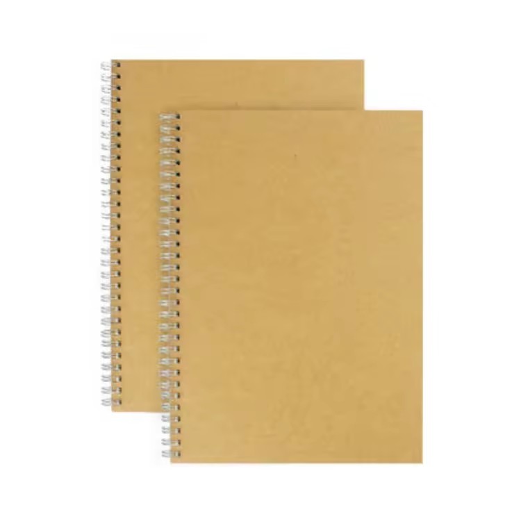 Libretas Recycled Kraft Custom Dotted Hardcover Notebook A5