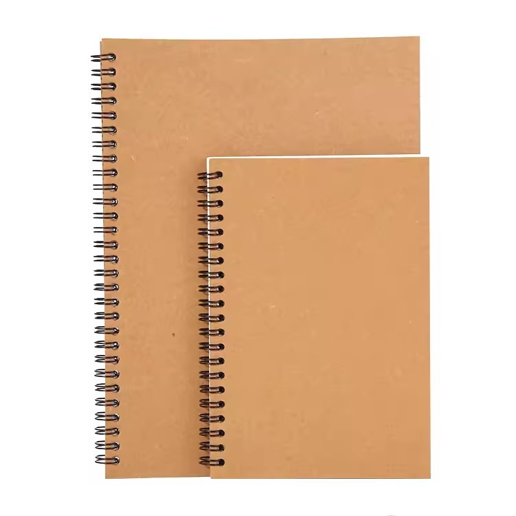 Libretas Recycled Kraft Custom Dotted Hardcover Notebook A5