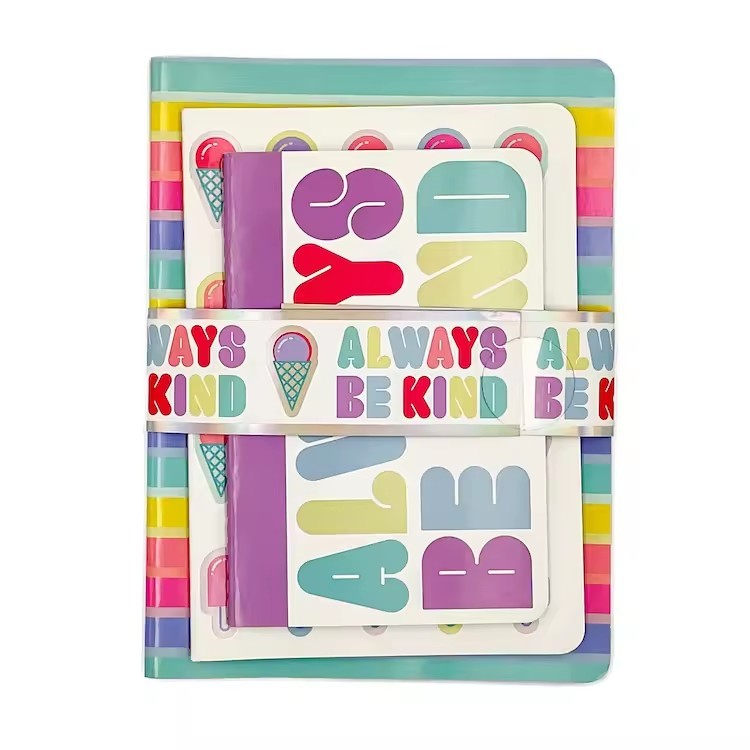 Cute Sewing Binding Exercise Book Soft Cover Notebook For Students