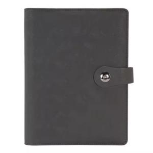 Custom Professional Black A5 Leather Premium Wholesale Printing Daily Planner