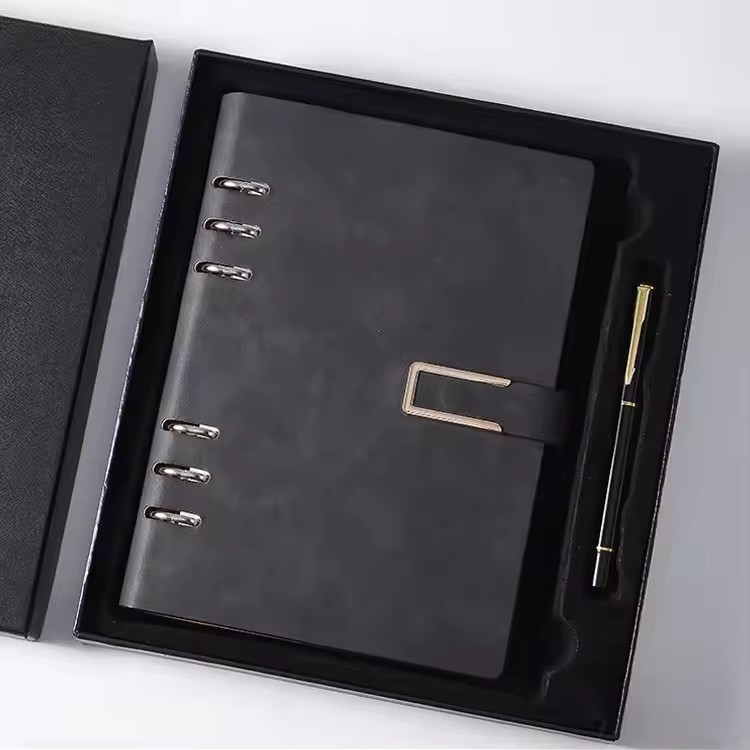 Eco Friendly Personalized A5 Hardcover Business Planner Notebook And Pen Gift Set