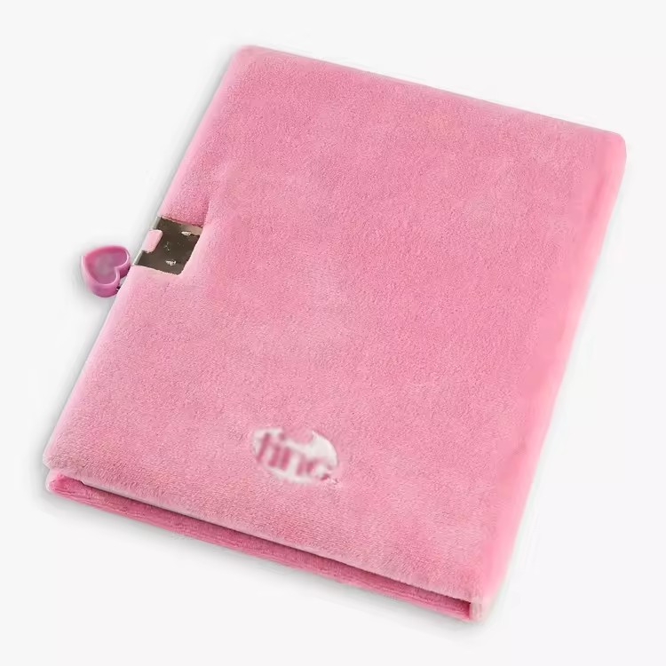 High Quality Pink Agenda Daily Girl Notebook Planner Cute Diary Book With Lock