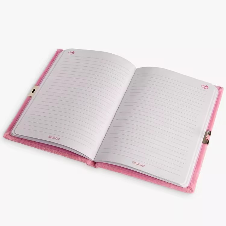 High Quality Pink Agenda Daily Girl Notebook Planner Cute Diary Book With Lock